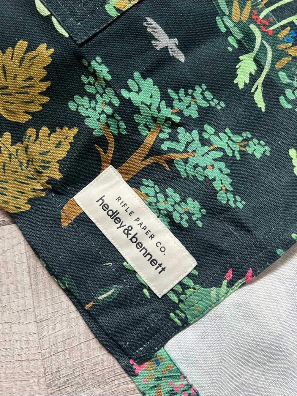 NEW HEDLEY & BENNETT X Rifle Paper Co. English Garden Smock Florals Apron